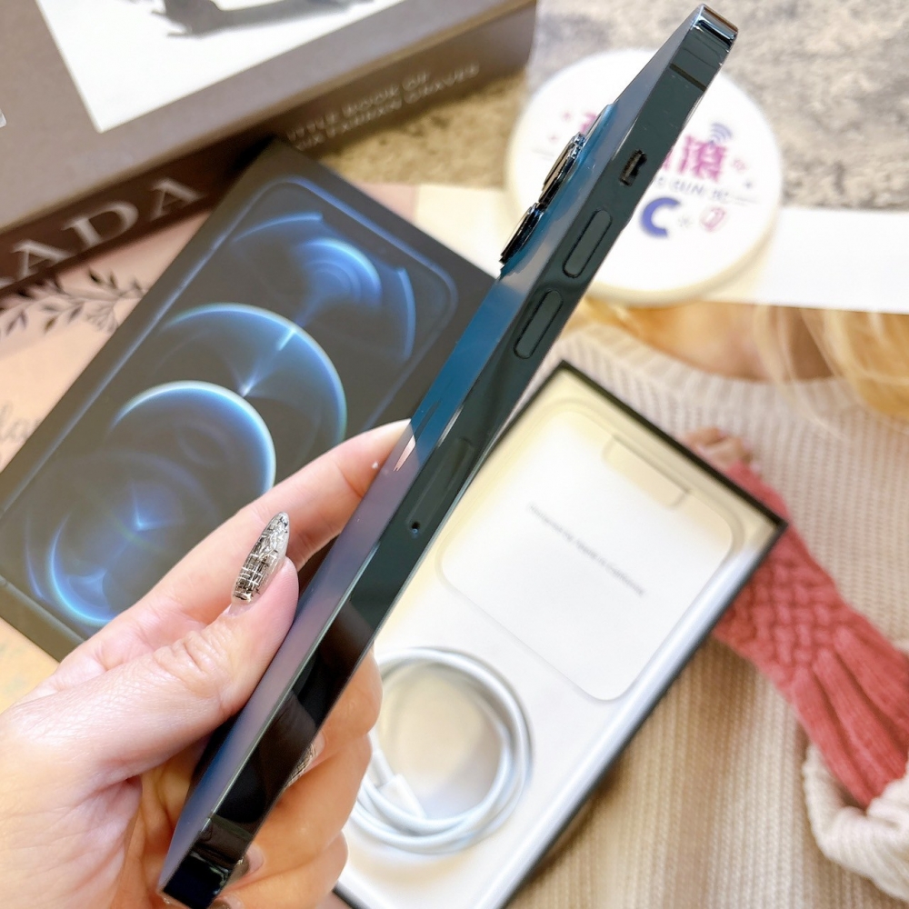 二手-iPhone12ProMax 256G 藍色*33484(店家保固90天)