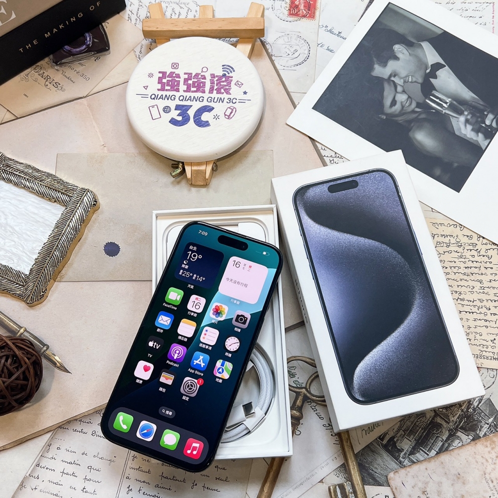 二手-iPhone15Pro 256G 藍色*91456(店家保固365天)