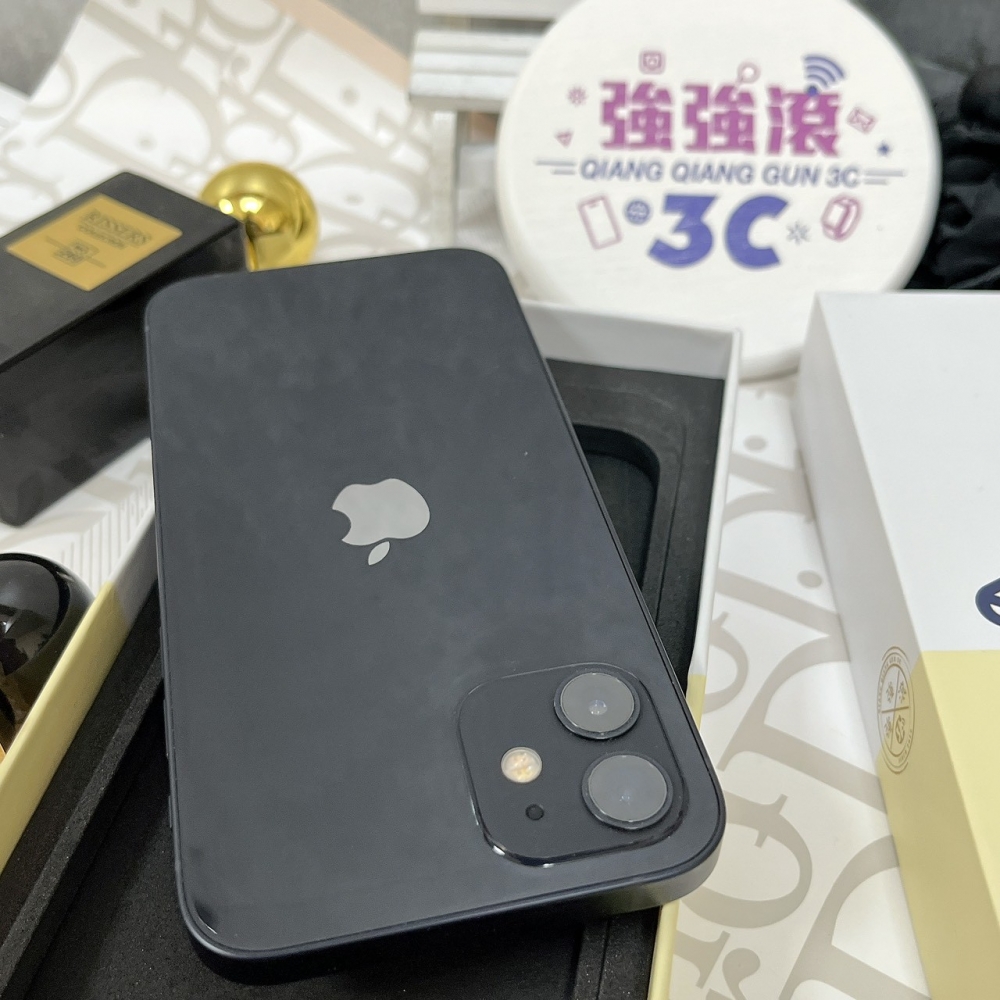 佳里-二手 iPhone12 64G 黑色 #46305(店家保固90天)