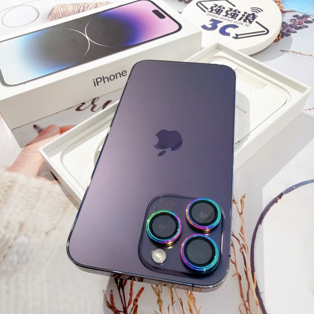 善化-二手 iPhone14 Pro Max 256G 紫色#63164(店家保固365天)
