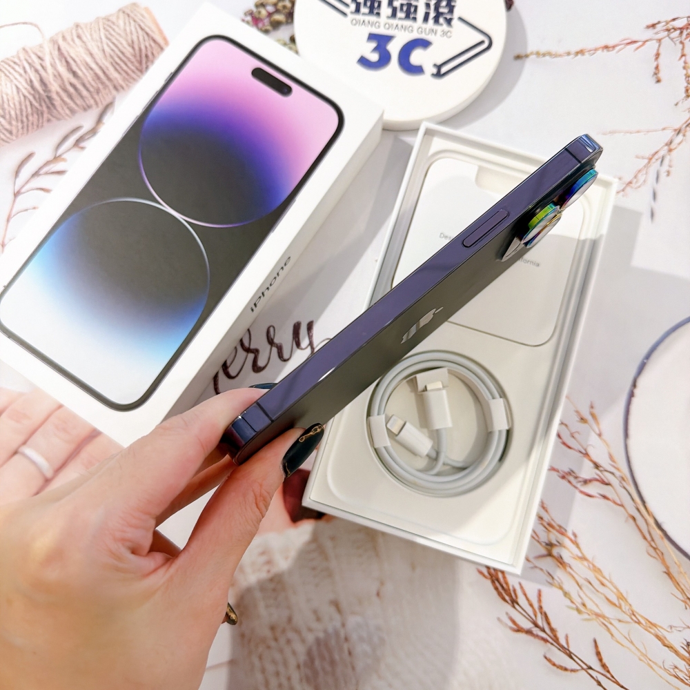 善化-二手 iPhone14 Pro Max 256G 紫色#63164(店家保固365天)