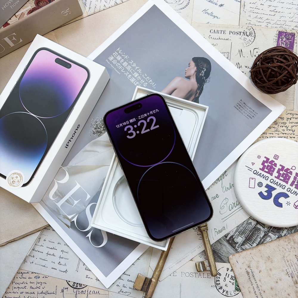 二手 iPhone 14 Pro 256G 紫色*79121(店保365天)