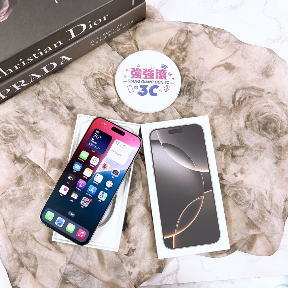 二手 iPhone 16 Pro Max 256G 原色*13435(店保365天)