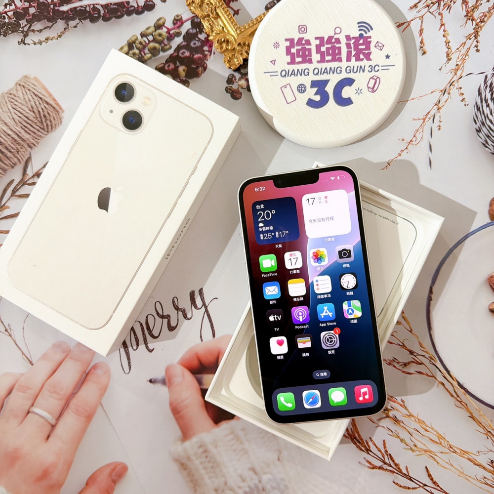 善化-二手 iPhone13 256G 白色*11261(店保365天)