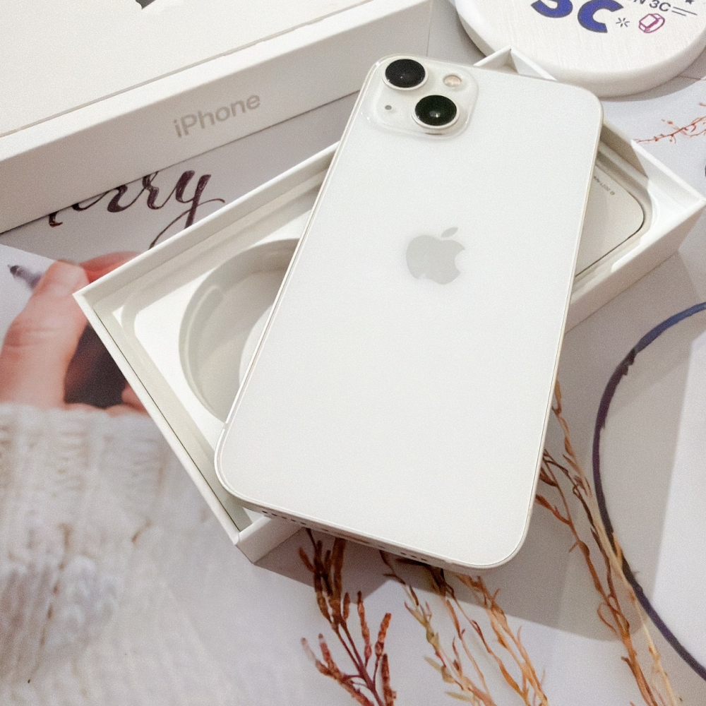 善化-二手 iPhone13 256G 白色*11261(店保365天)