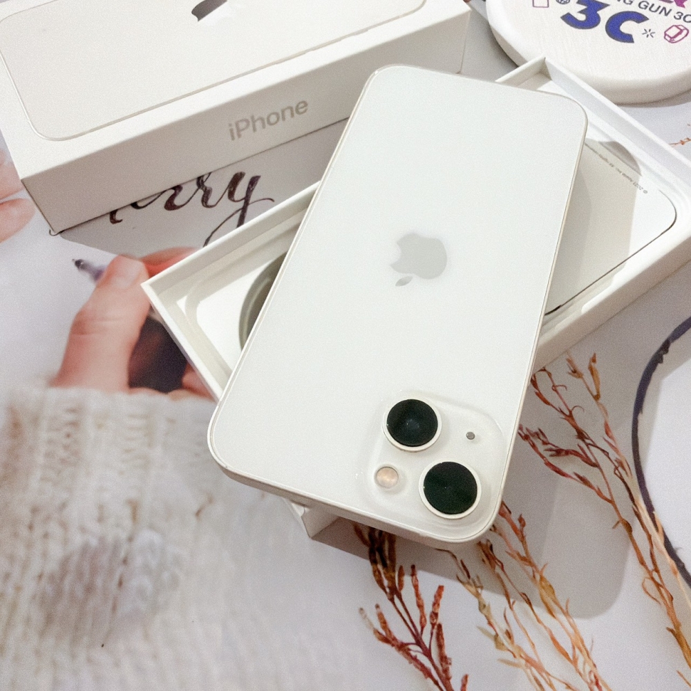 善化-二手 iPhone13 256G 白色*11261(店保365天)