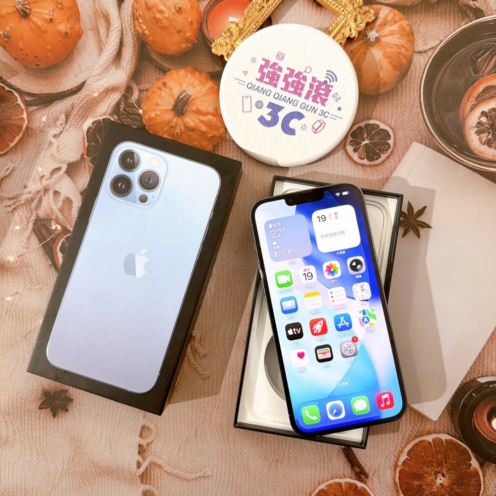 善化-二手iPhone13 ProMax 256G 藍色 #51254(店保365天)