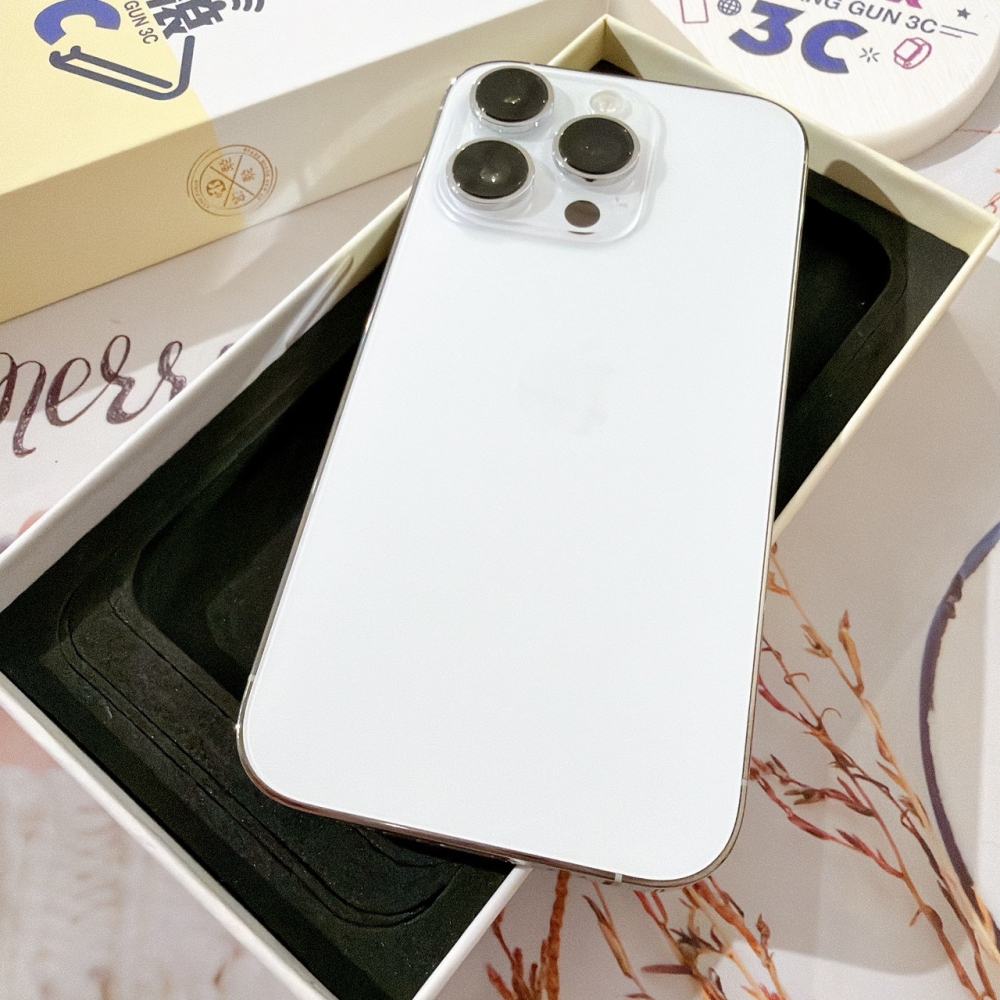 善化-二手 iPhone14 Pro 256G 銀色#24423(店保365天)