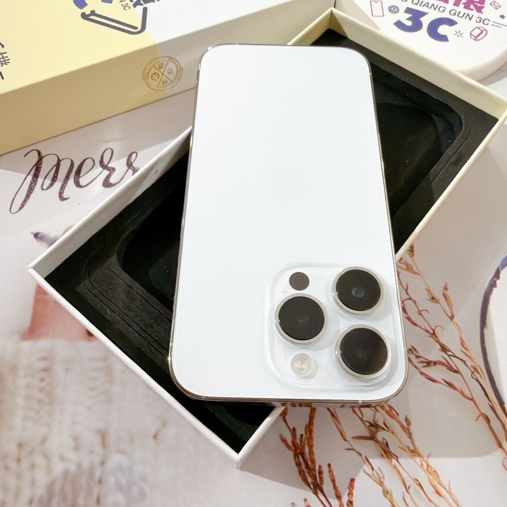 善化-二手 iPhone14 Pro 256G 銀色#24423(店保365天)