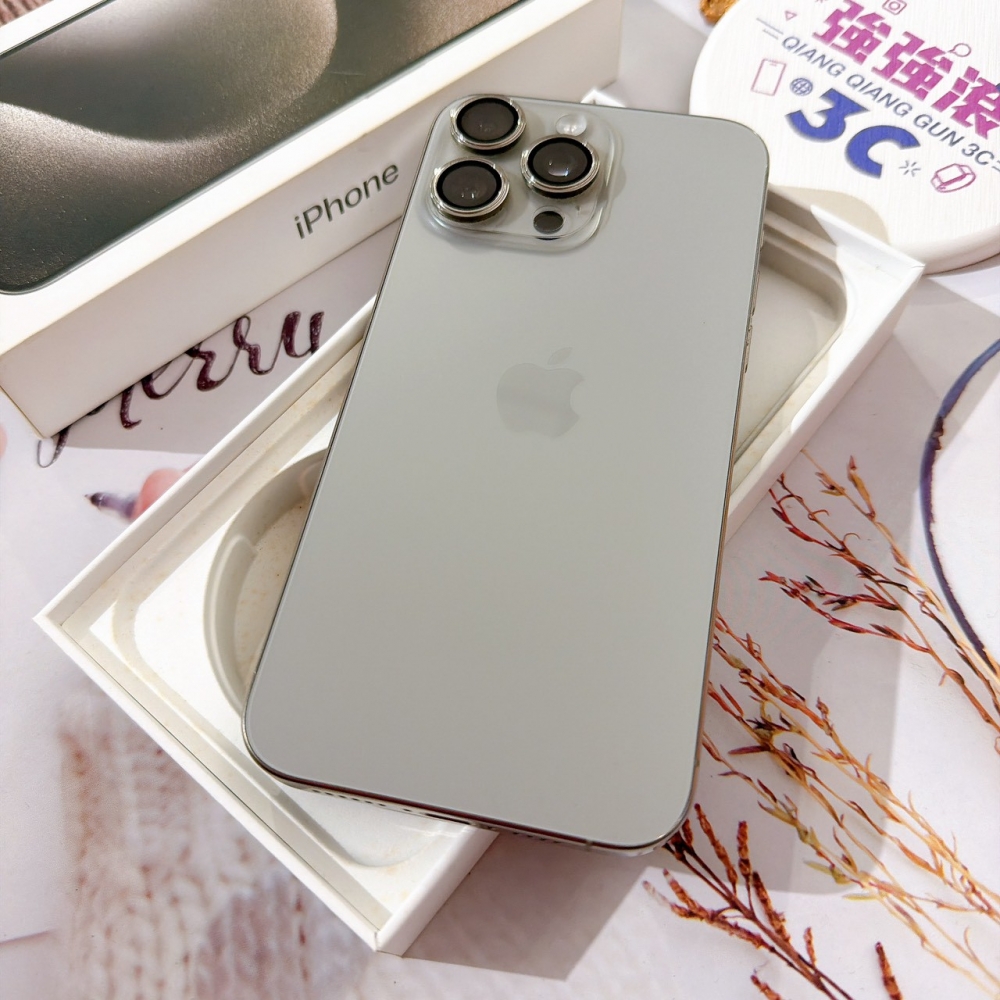 善化-二手 iPhone15 Pro Max 512G 原色 #58127(店家保固365天)
