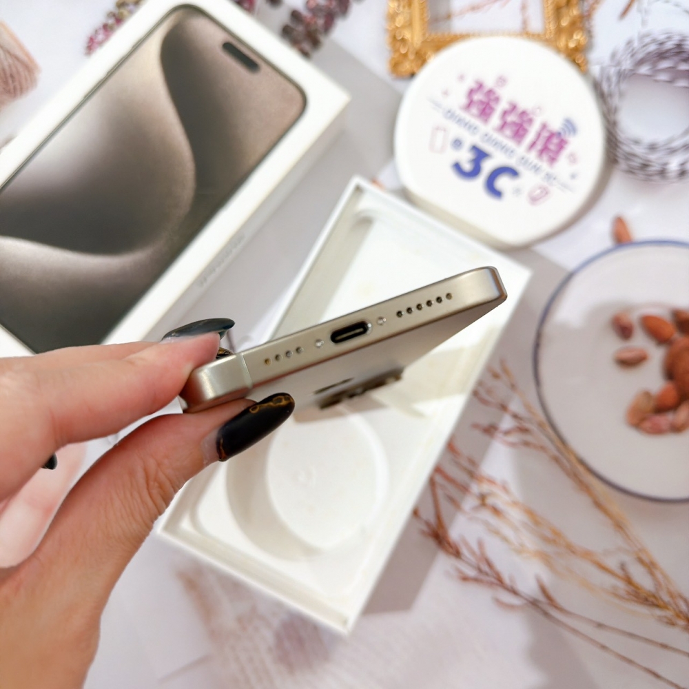 善化-二手 iPhone15 Pro Max 512G 原色 #58127(店家保固365天)