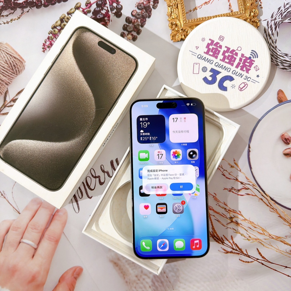 善化-二手 iPhone15 Pro Max 512G 原色 #58127(店家保固365天)
