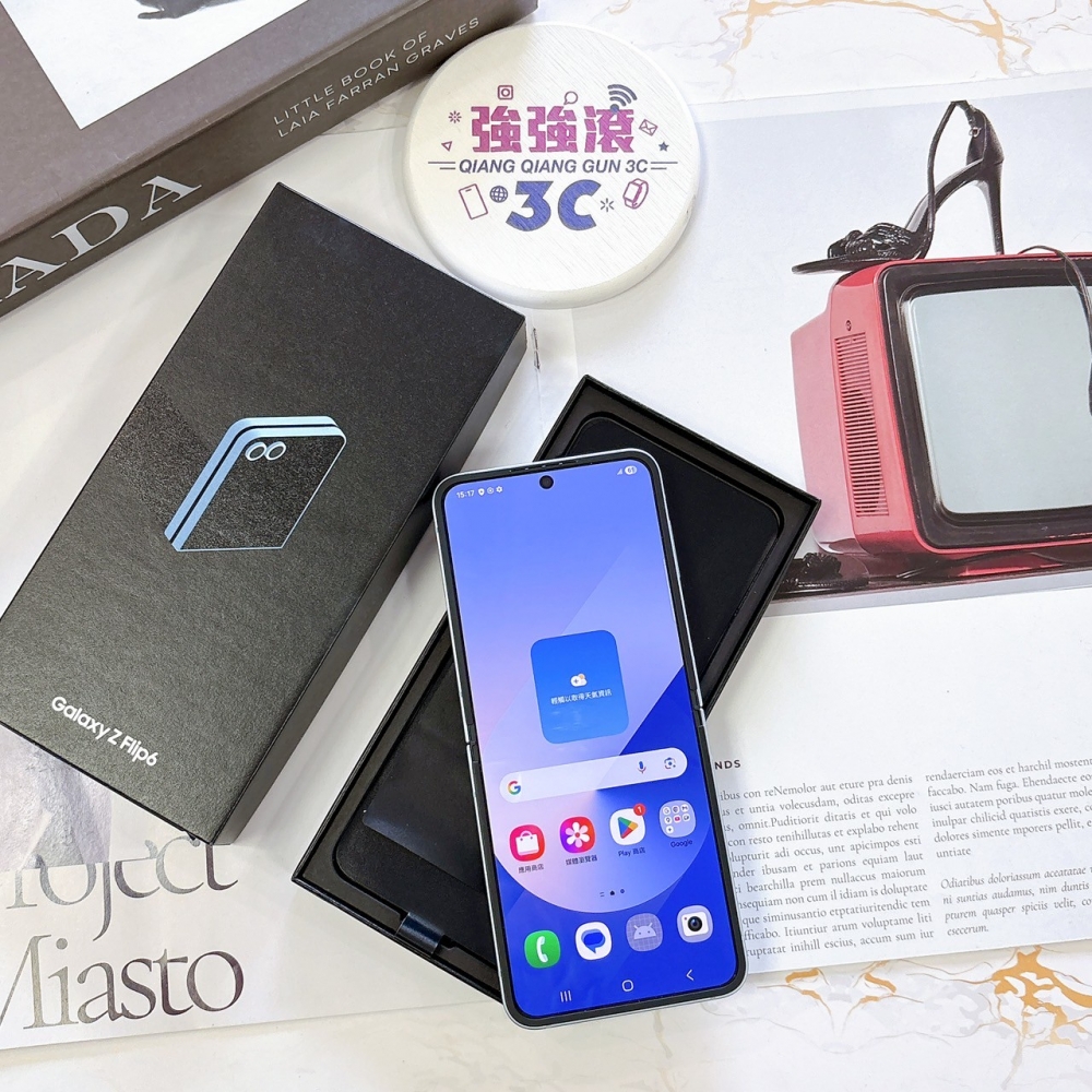 二手 三星 Z Flip 6 12+256G 藍色 (原廠保內) *86396