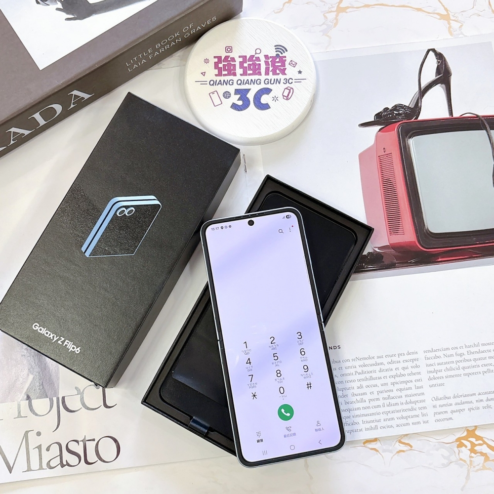 二手 三星 Z Flip 6 12+256G 藍色 (原廠保內) *86396
