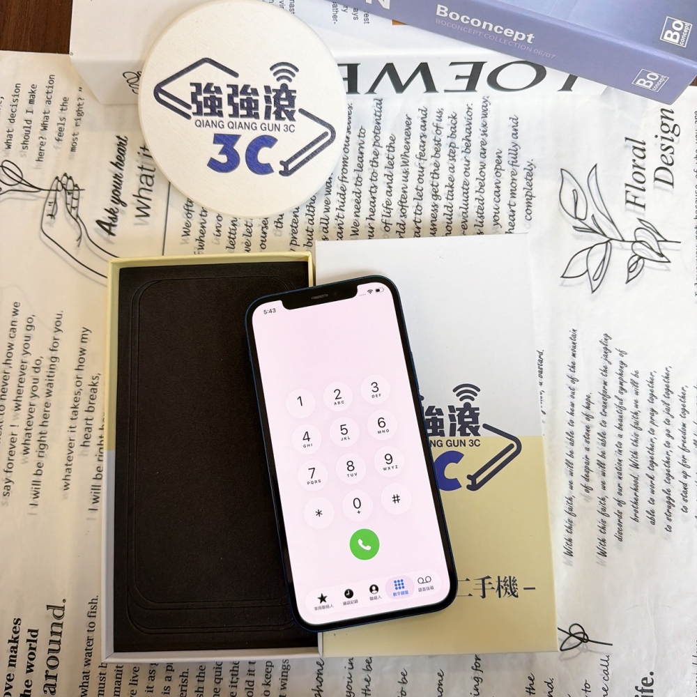 鹽行-二手 iPhone12 64G 藍色#99761(店保90天)