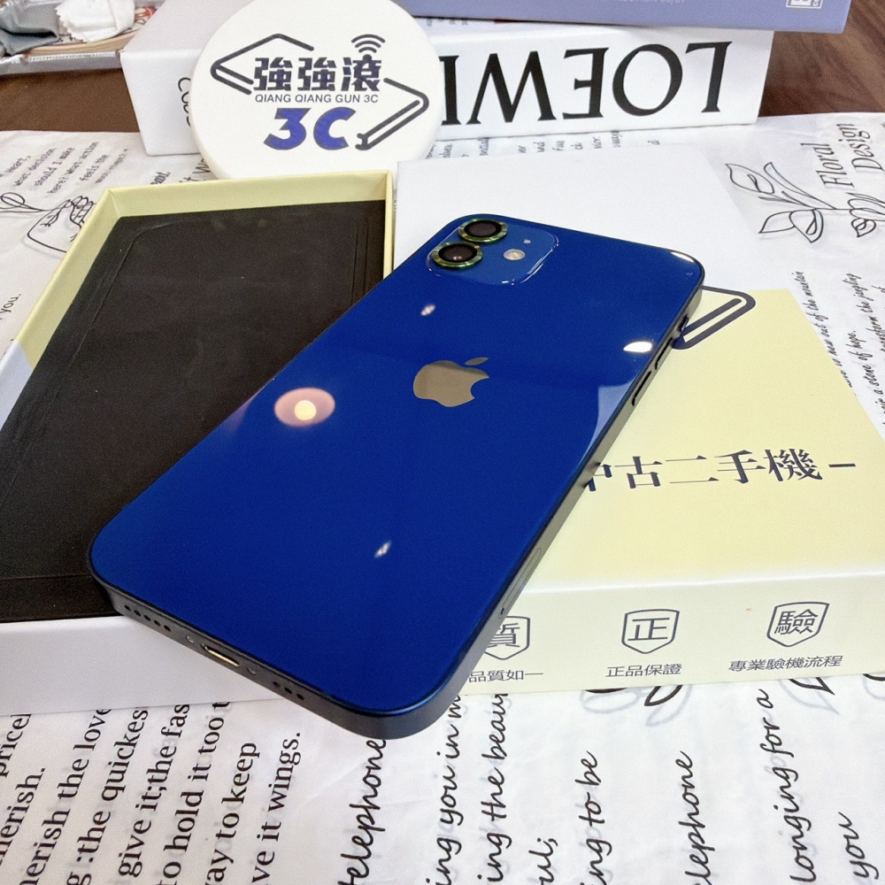 鹽行-二手 iPhone12 64G 藍色#99761(店保90天)