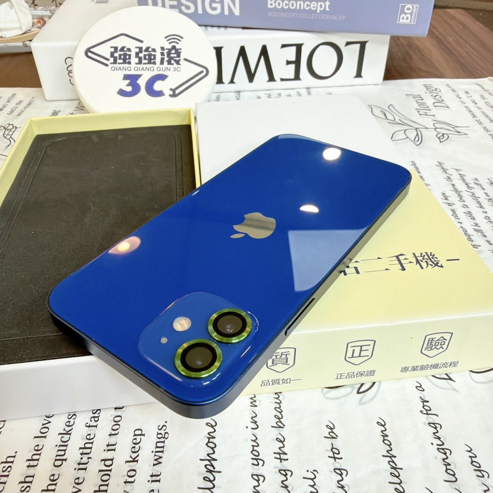 鹽行-二手 iPhone12 64G 藍色#99761(店保90天)