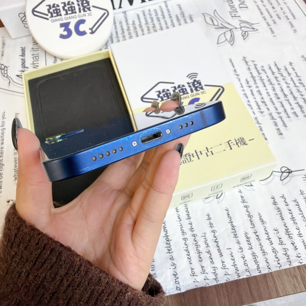 鹽行-二手 iPhone12 64G 藍色#99761(店保90天)