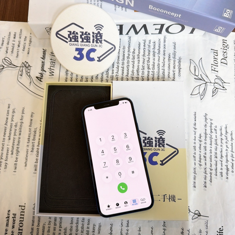 鹽行-二手 iPhone12 64G 藍色#36202(店保90天)