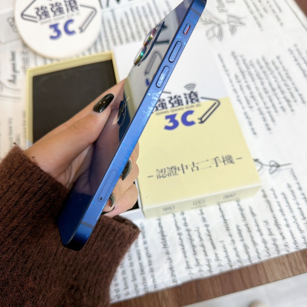 鹽行-二手 iPhone12 64G 藍色#36202(店保90天)