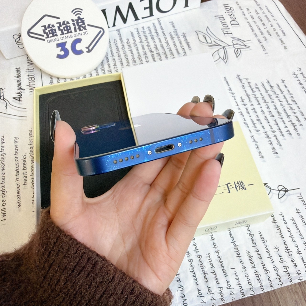 鹽行-二手 iPhone12 64G 藍色#36202(店保90天)