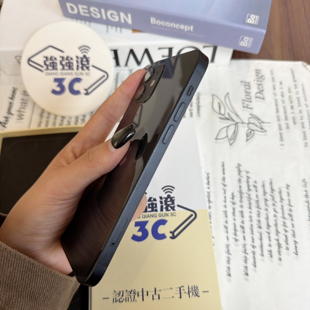 鹽行-二手 iPhone12 128G 黑色#95416(店保90天)
