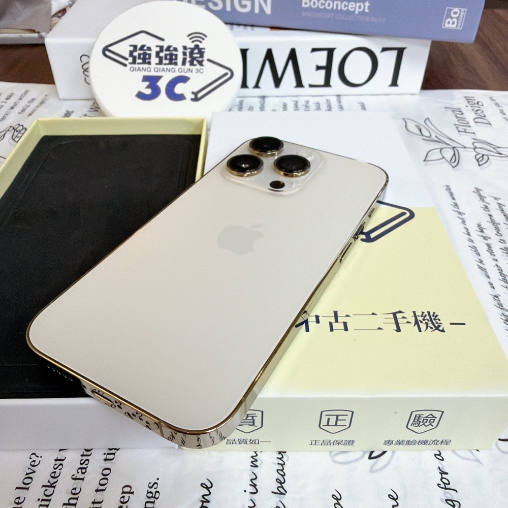 鹽行-二手 iPhone14Pro 256G 金色#85022(店保365天)