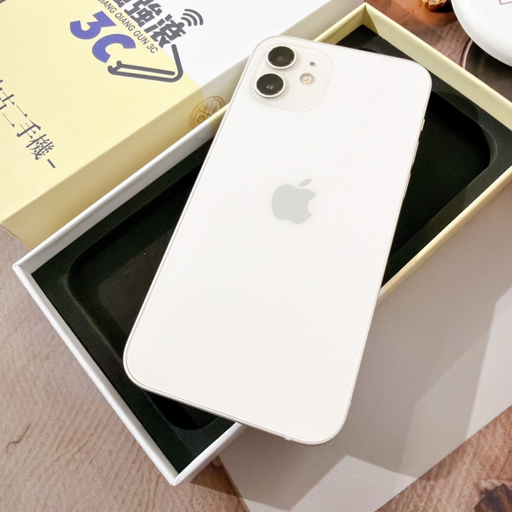 善化-二手 iPhone12 128G 白色#74377(店保90天)