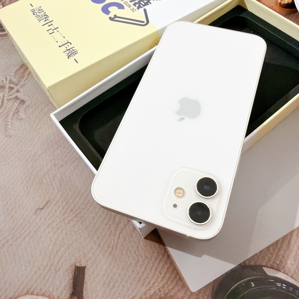 善化-二手 iPhone12 128G 白色#74377(店保90天)