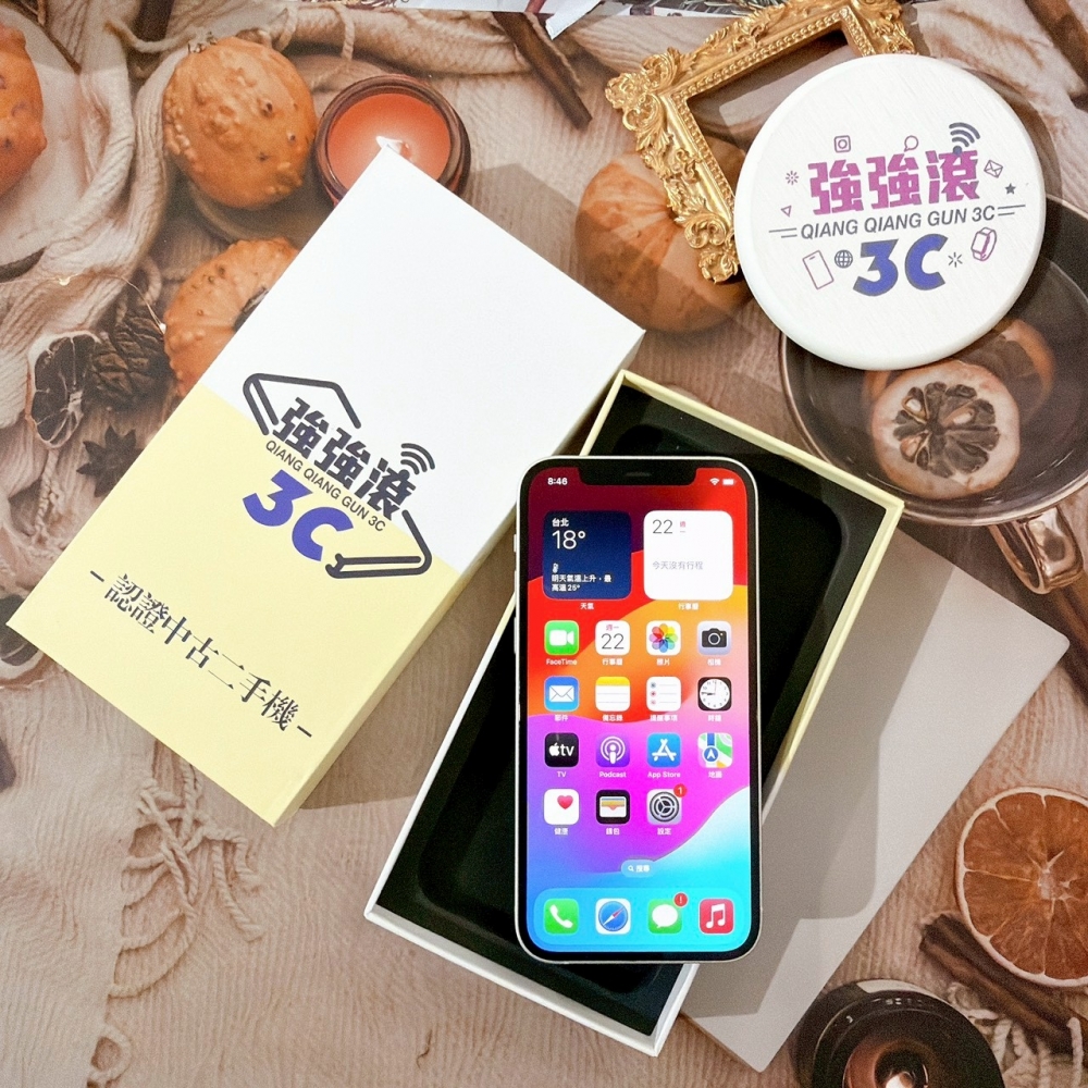 善化-二手 iPhone12 128G 白色#74377(店保90天)