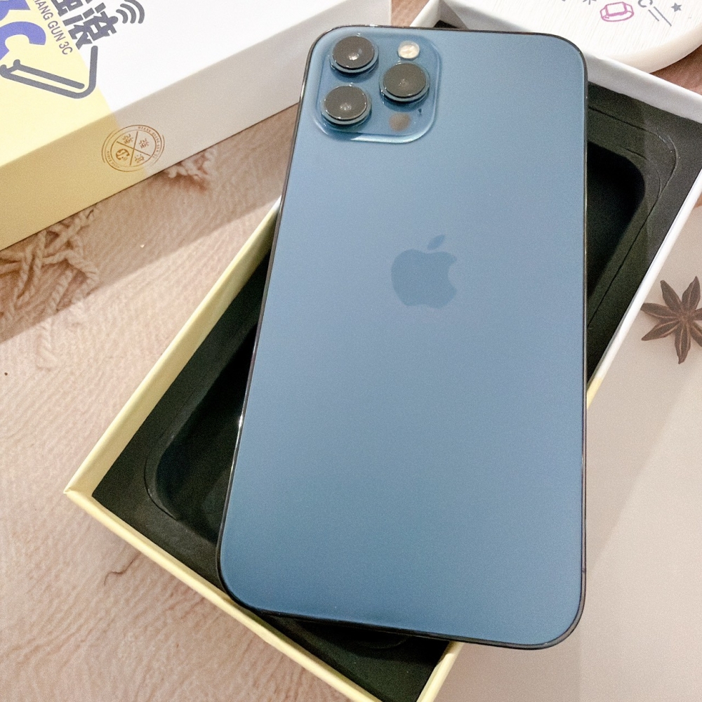 善化-二手 iPhone12 Pro Max 128G 藍色#94494(店家保固90天)