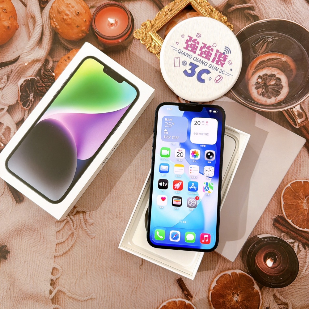 善化-二手 iPhone14 Plus 128G 黑色#13328(店保365天)
