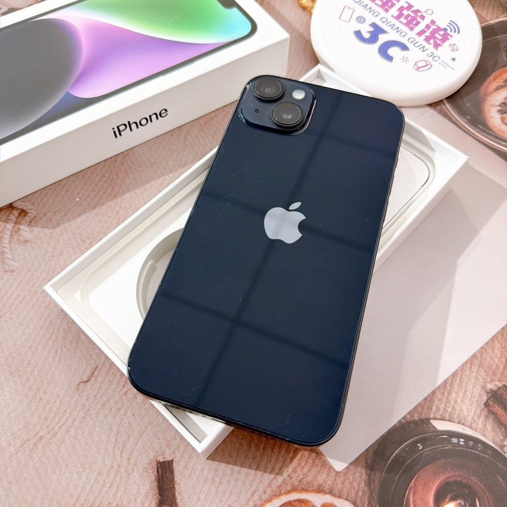 善化-二手 iPhone14 Plus 128G 黑色#13328(店保365天)