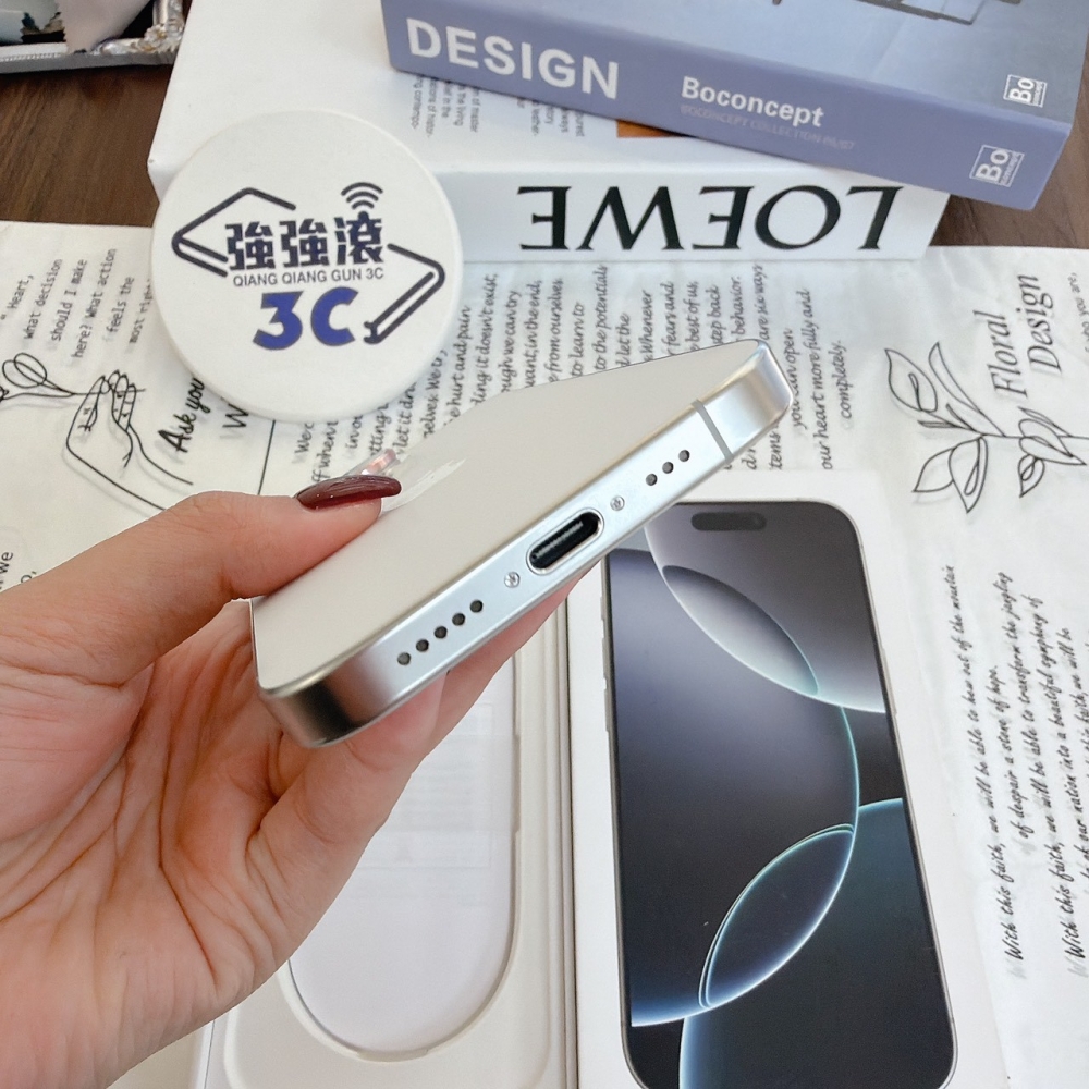 鹽行-二手 iPhone16Pro 128G 白色#75981(店保365天)
