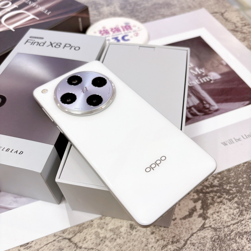 二手 OPPO Find X8 Pro 16+512G 白色*29258(原廠保固內)
