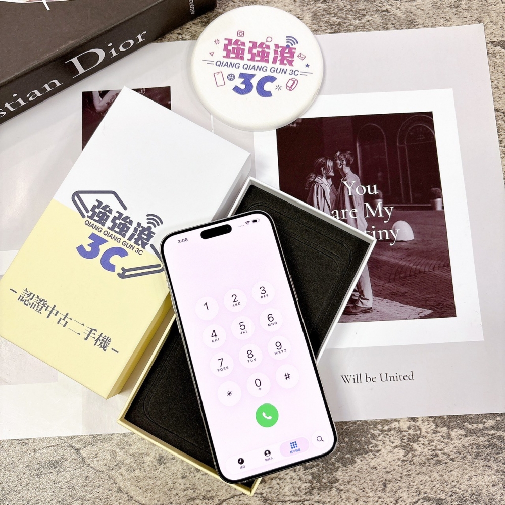 二手 iPhone 15 Pro Max 256G 白鈦色*50518(原廠保內)