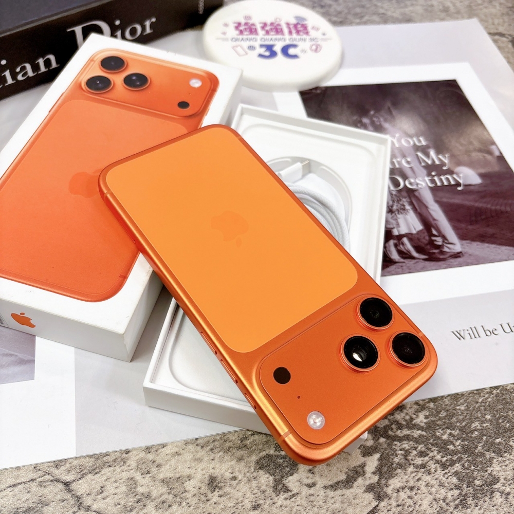 二手 iPhone17 Pro MAX 512G 橘色#05597（原廠保固）