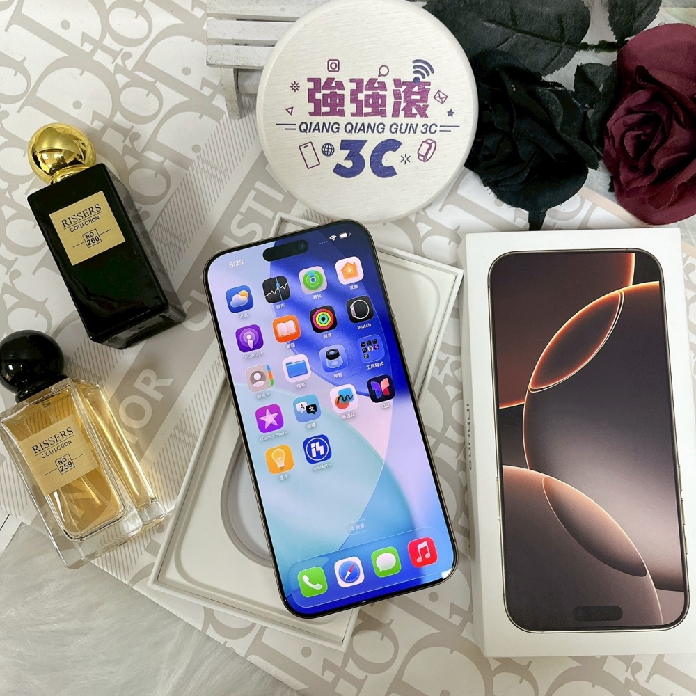 佳里-二手 iPhone16 Pro Max 256G 金色 #15416(店家保固365天)