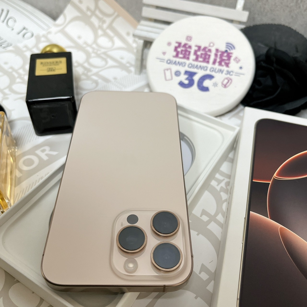 佳里-二手 iPhone16 Pro Max 256G 金色 #15416(店家保固365天)