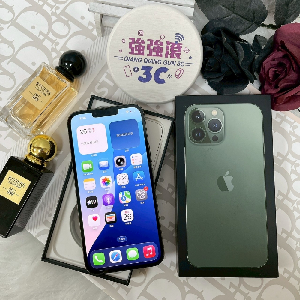 佳里-二手 iPhone13 Pro Max 128G 綠色 #41224(店家保固365天)