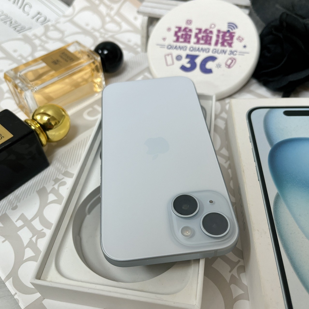 佳里-二手 iPhone15 128G 藍色 #82581(店家保固365天)
