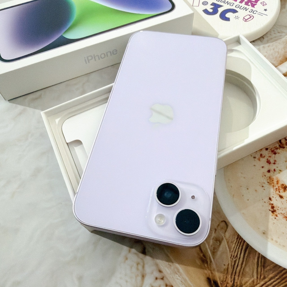 善化-二手 iPhone14 Plus 128G 紫色#17866(店家保固365天)