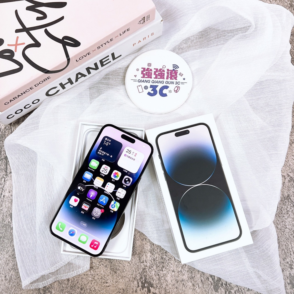 二手 iPhone 14 Pro Max 256G 黑色*59281(店保365天)