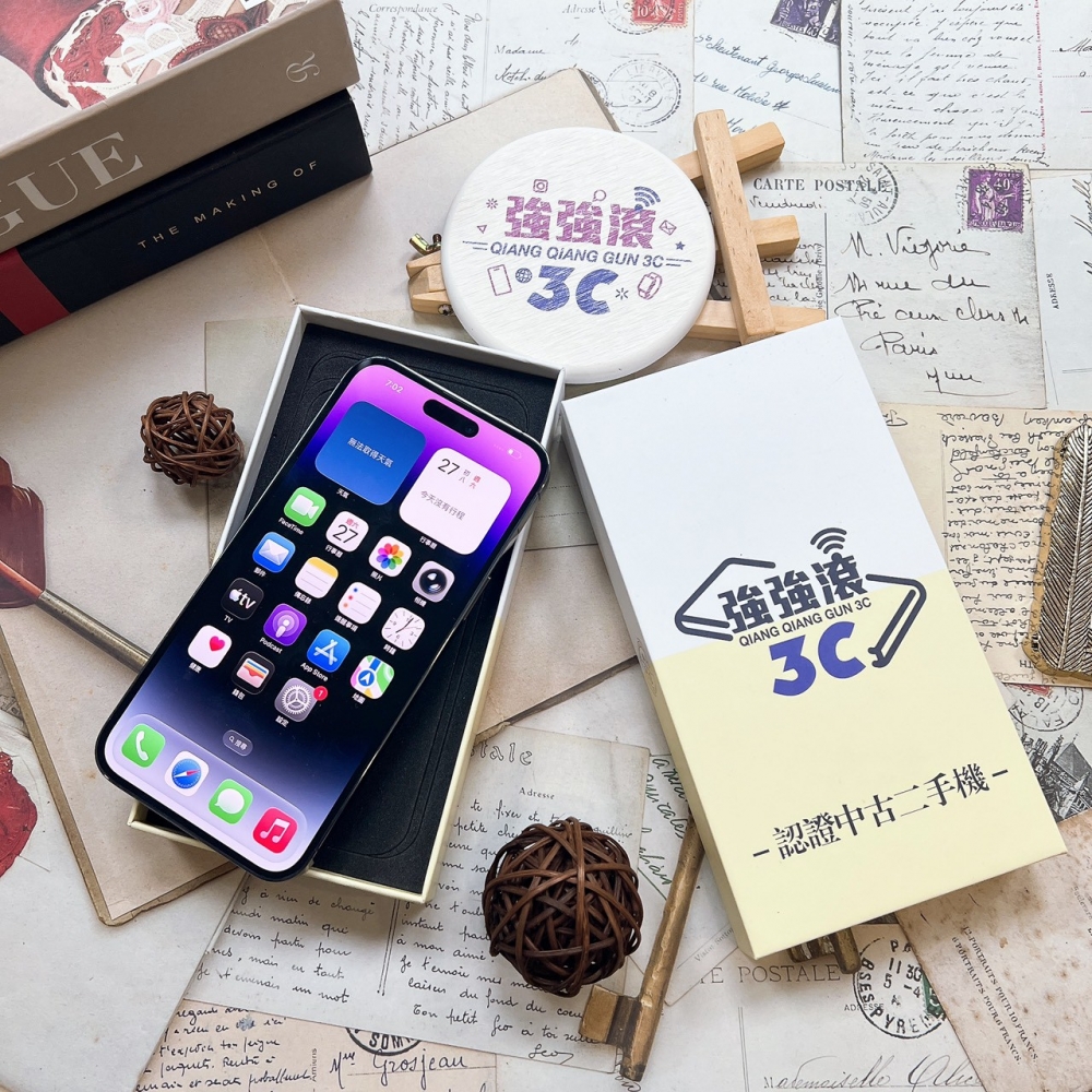 二手- iPhone 14 Pro Max 256G 紫色*14658(店保365天)