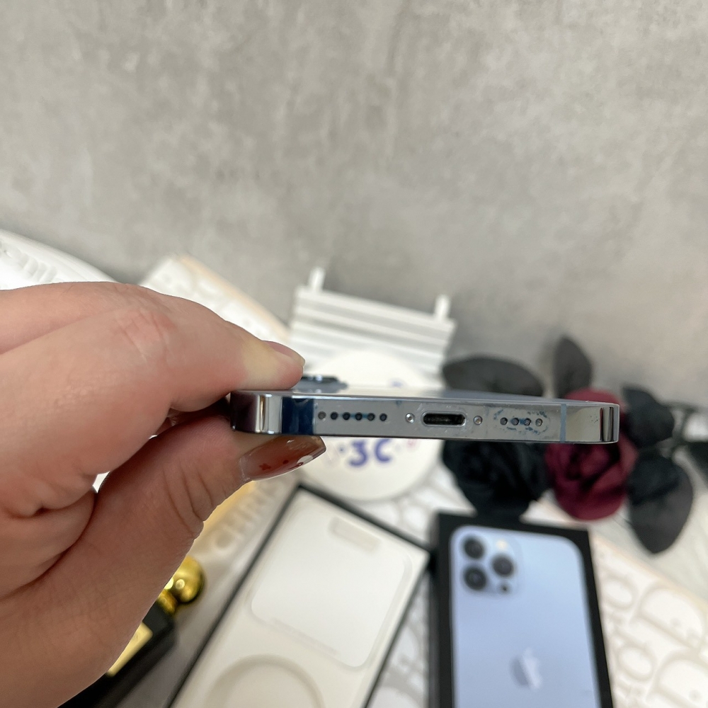 佳里-二手 iPhone13 Pro Max 128G 藍色 #03578(店家保固365天)