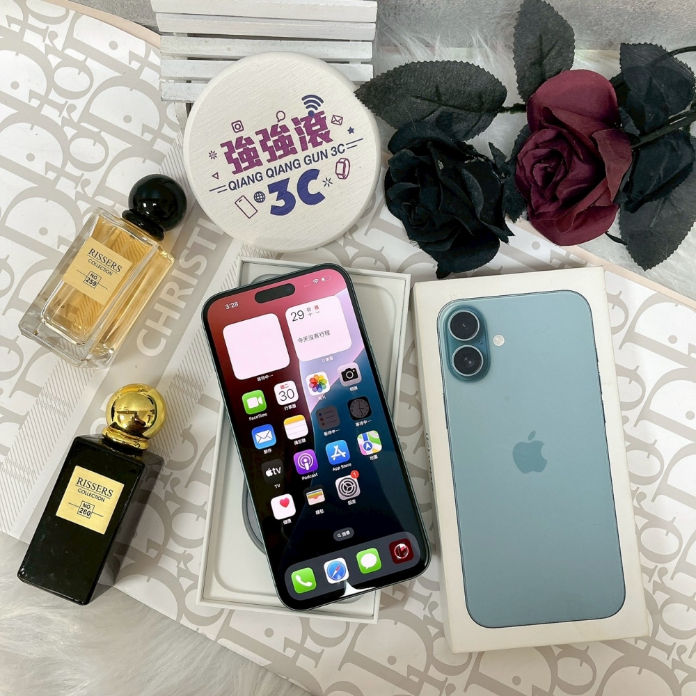 佳里-二手 iPhone16 Plus 128G 綠色 #15950(店家保固365天)