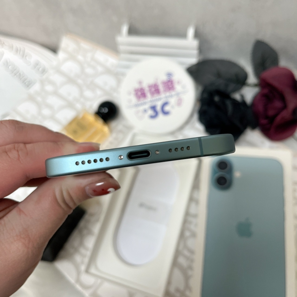 佳里-二手 iPhone16 Plus 128G 綠色 #15950(店家保固365天)