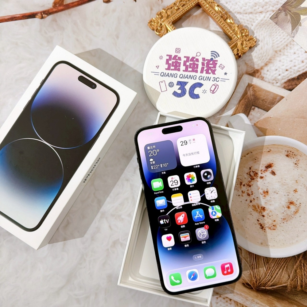 善化-二手 iPhone14 PRO MAX 256G 黑色#35472(店家保固365天)