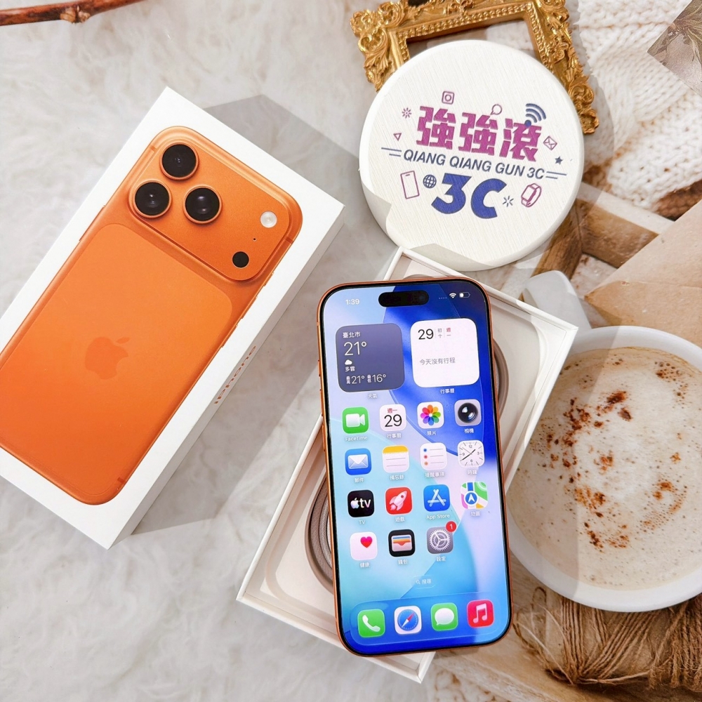 善化-二手 iPhone17 PRO 256G 橘色#79849（原廠保固）