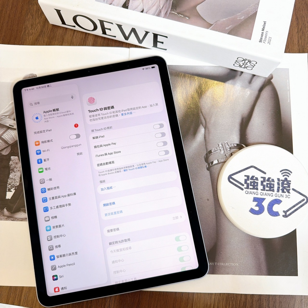 鹽行-二手 iPad Air4 64G 藍色 #BQ16Q（店家保固30天）
